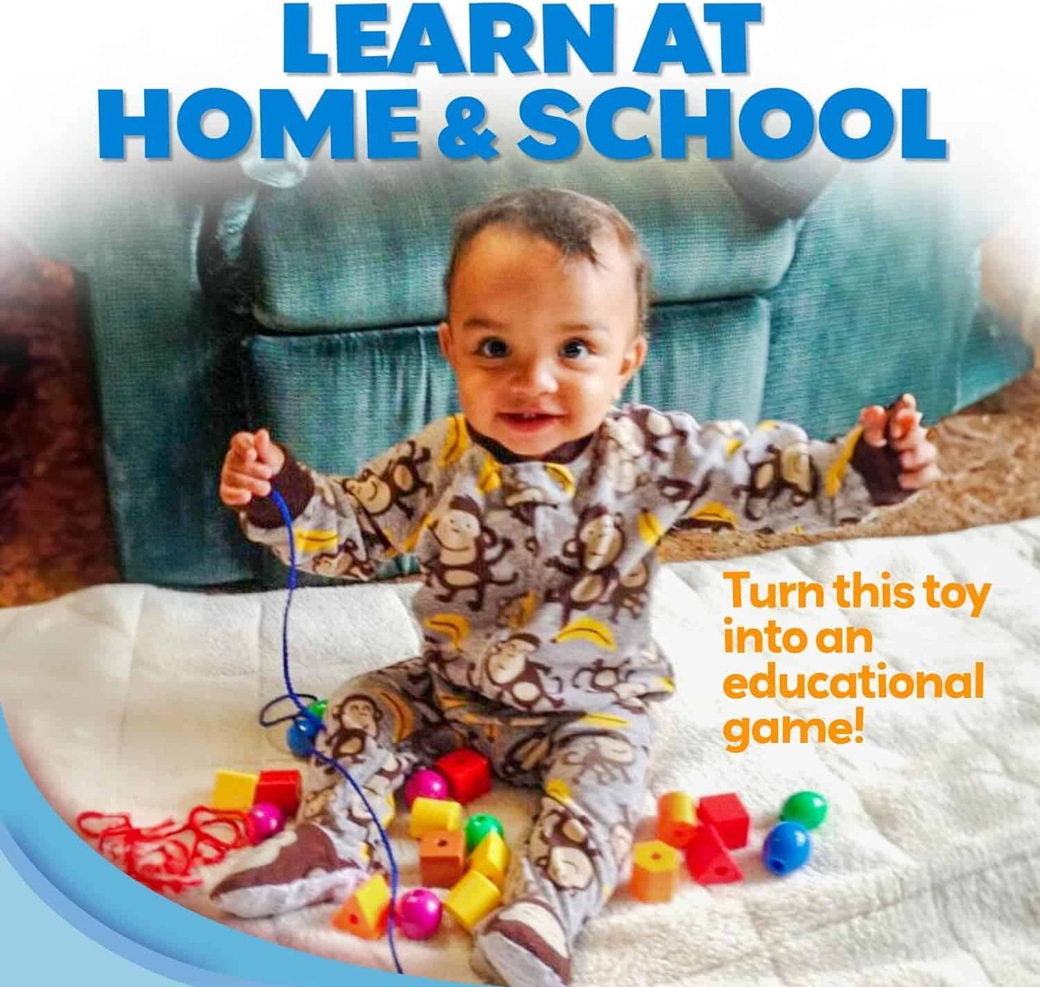 Conjunto de 46 piezas de cuentas para enhebrar Skoolzy - Imagen 6