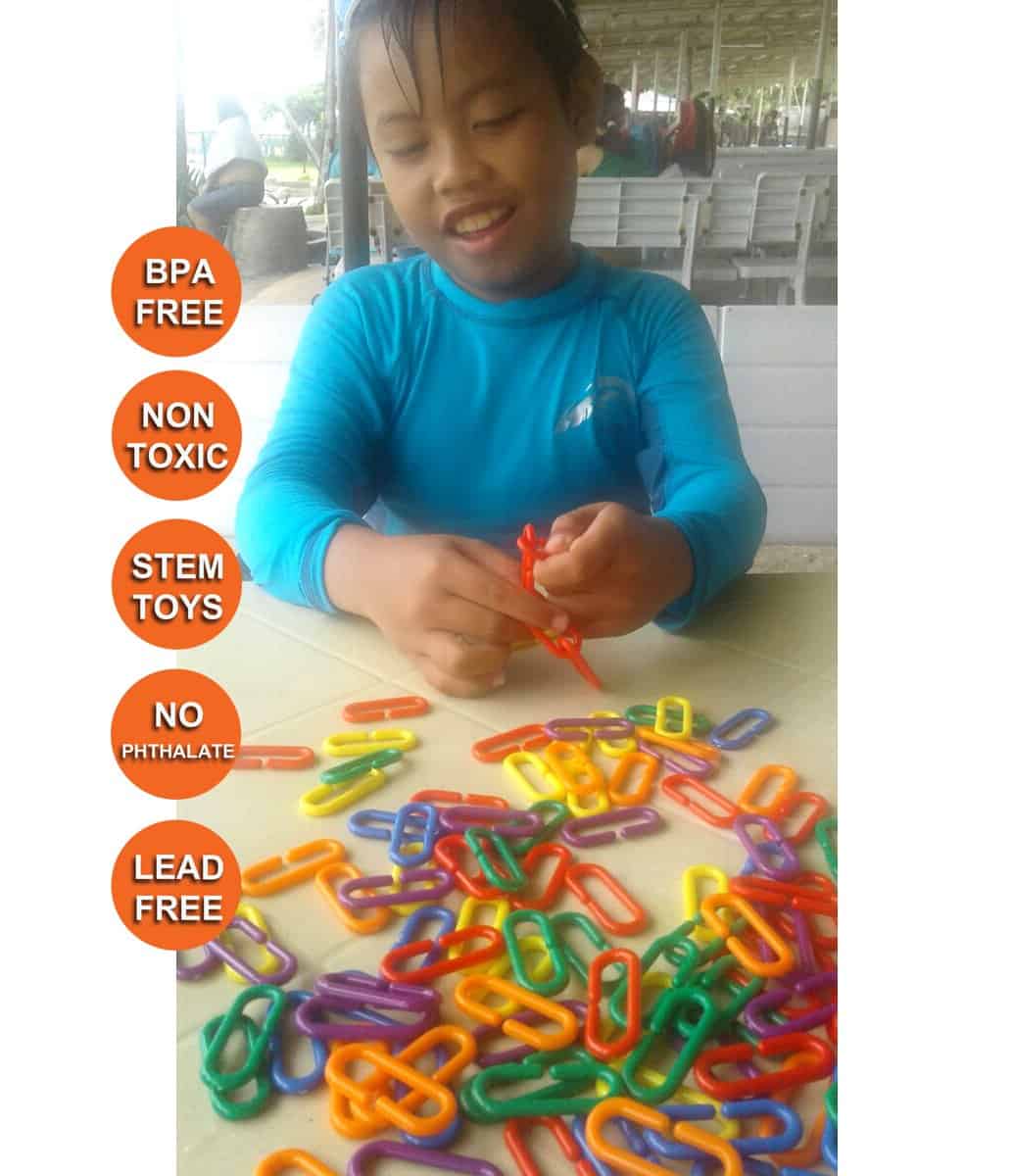 Skoolzy Math Links 120 pcs - 6 pk - Enlaces de Plástico - Imagen 5