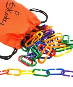 Skoolzy Math Links 120 pcs - 6 pk - Enlaces de Plástico
