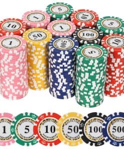 Fichas de Poker Numeradas Premium LUOBAO para Juego de