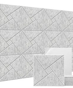 Paneles de Pared Insonorizantes Tvvcalk, -Gris