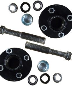 Dos (2) Kits de Eje para Remolque de 4 en 4" 2000 lbs con