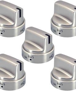 Conjunto de 5 Perillas para Estufa - Perillas de Acero