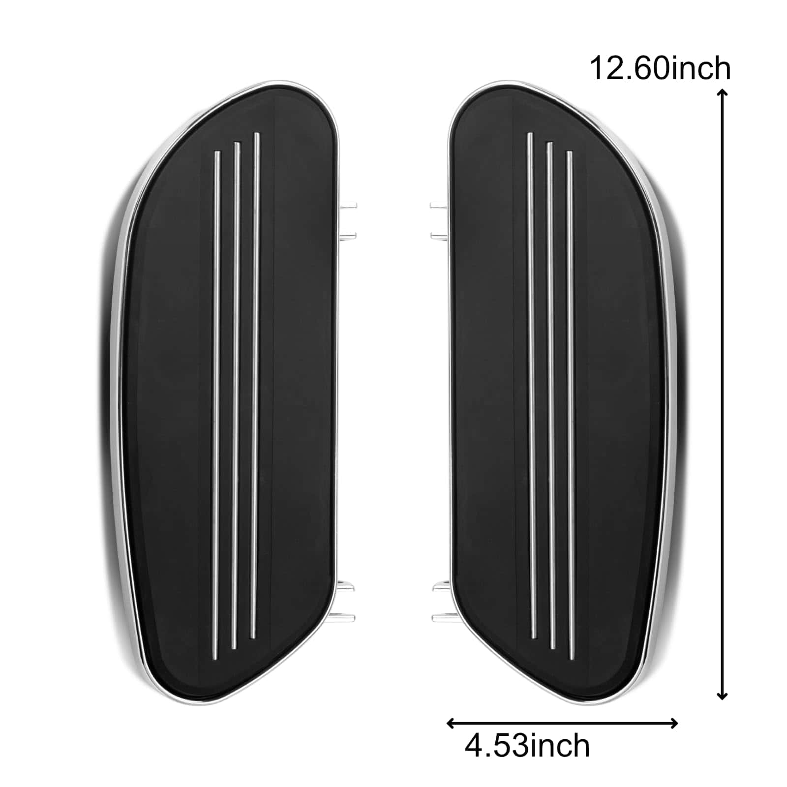 Motorcycle Streamliner Driver Rider Footboard Floorboard - Imagen 5