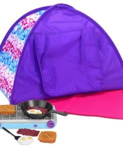 Set de Campamento para Muñeca de 18" con Tienda Pequeña,