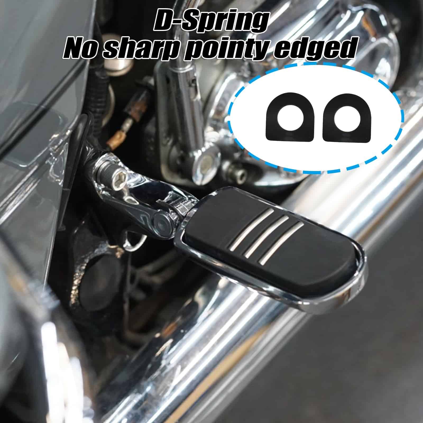 Tablero Pie de Pasajero Mini Trasero para Motocicleta y Kit - Imagen 4