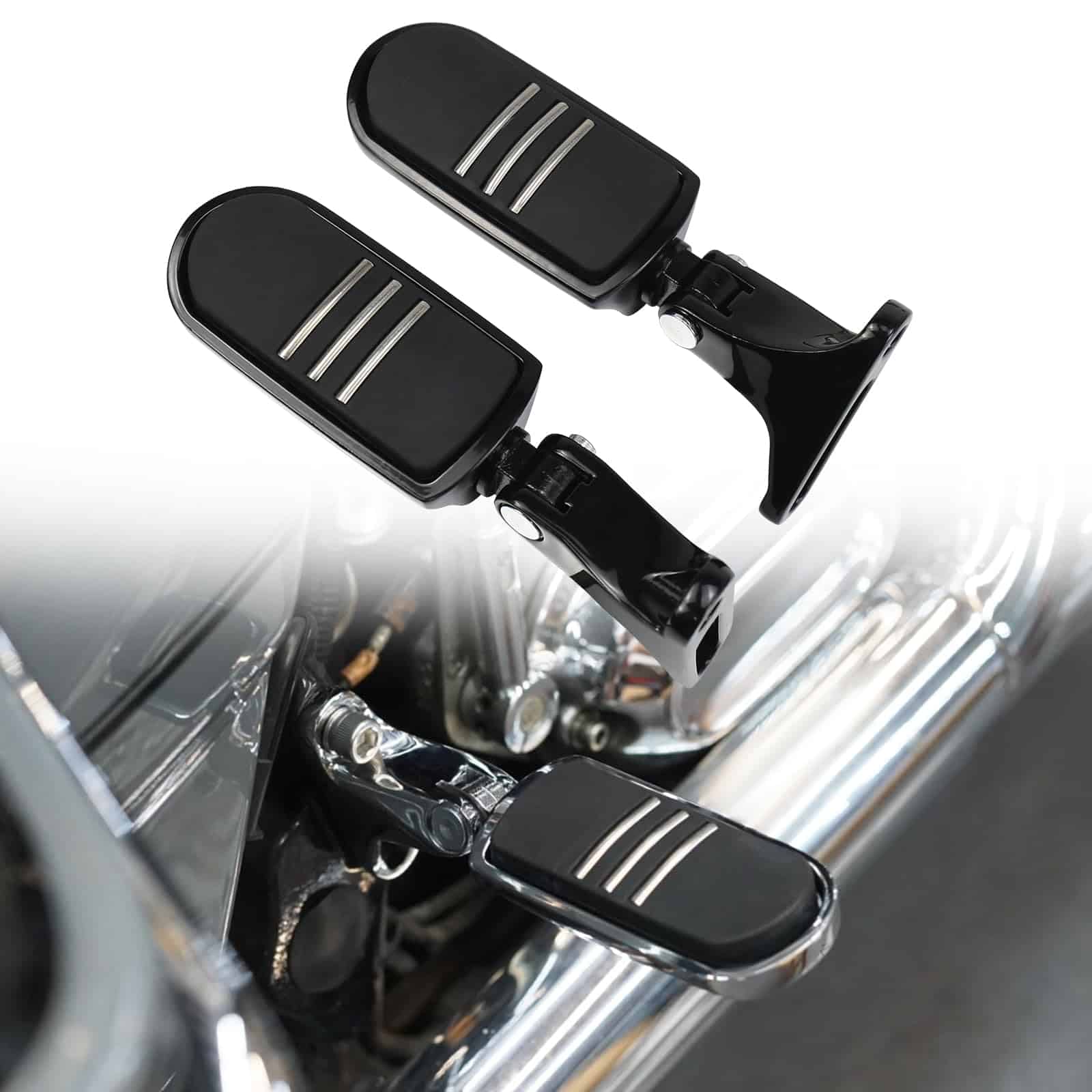 Kit de soporte de montaje para reposapiés trasero para