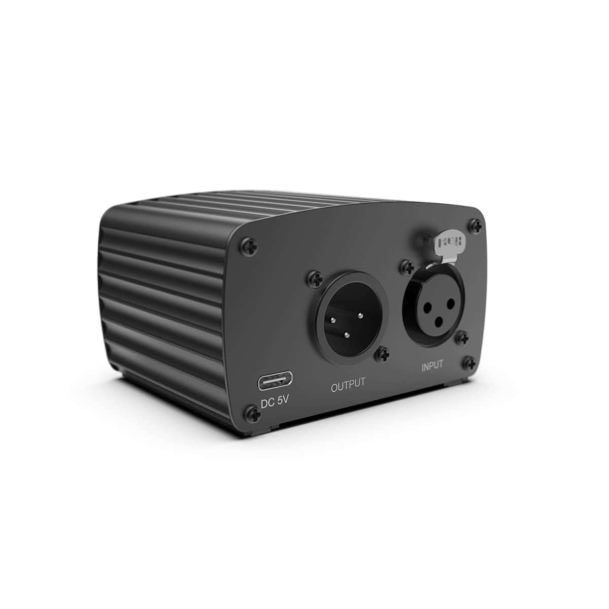 FIFINE 48V Phantom Power con Salida/Entrada, Fuente de