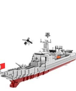 Kit de Bloques de Construcción de Buque de Guerra Militar