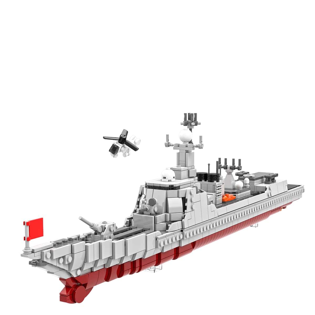 Kit de Bloques de Construcción de Buque de Guerra Militar