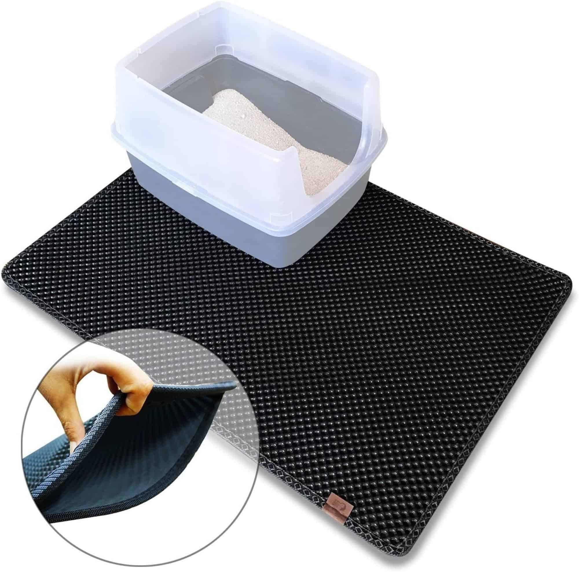 Tapete atrapador de arena para gato [Extra grande 30 x 22 - Imagen 3