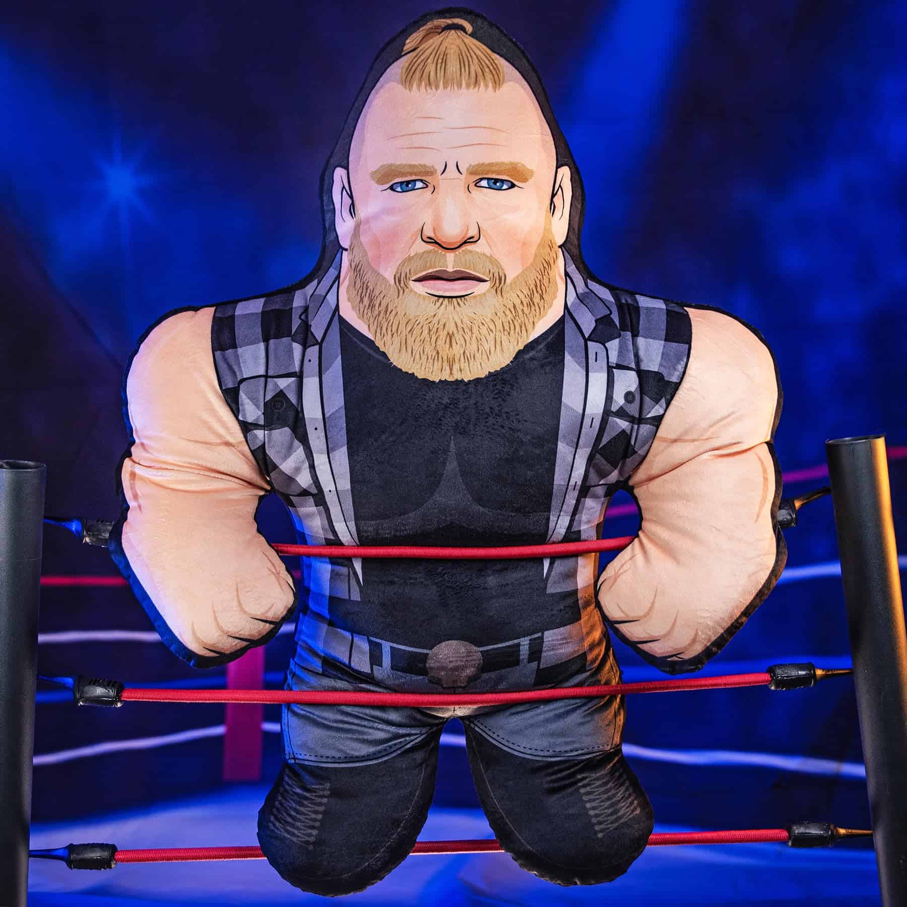 Muñeco de Peluche WWE Brock Lesnar 24" Bleacher Buddy - - Imagen 5