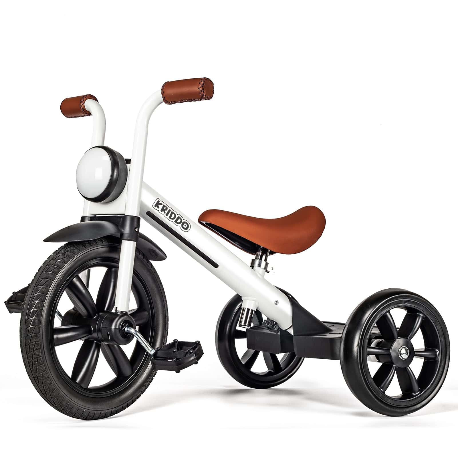 Triciclo para Niños KRIDDO, Rueda sin Pinchazos de 12