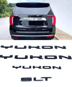 Juego de Emblemas de Puerta Trasera SLT Yukon Letras 3D