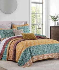 Edredón King Size Boho KALOOLA, Juego de Edredón King