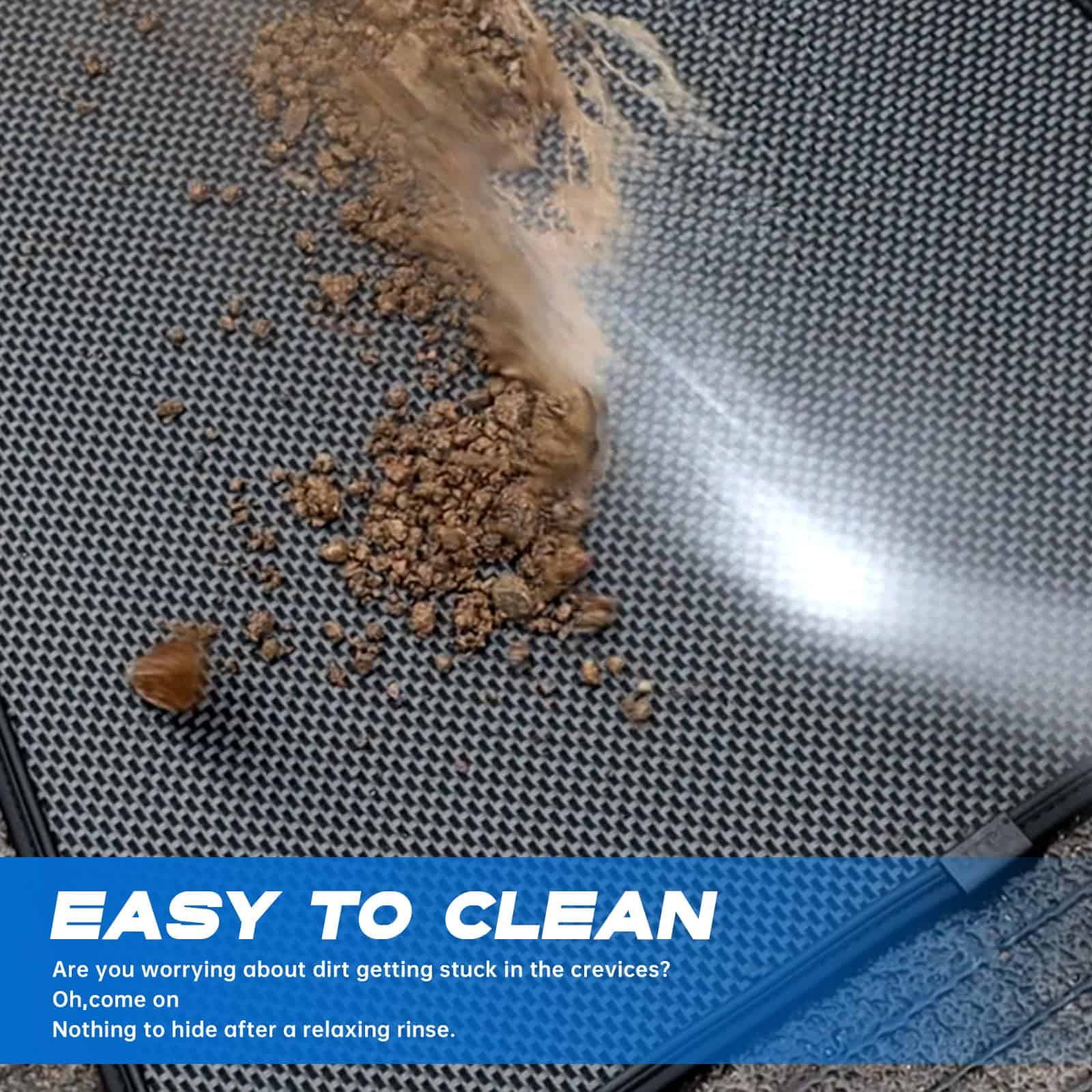 Juego de tapetes para piso de automóvil, impermeables y sin - Imagen 6