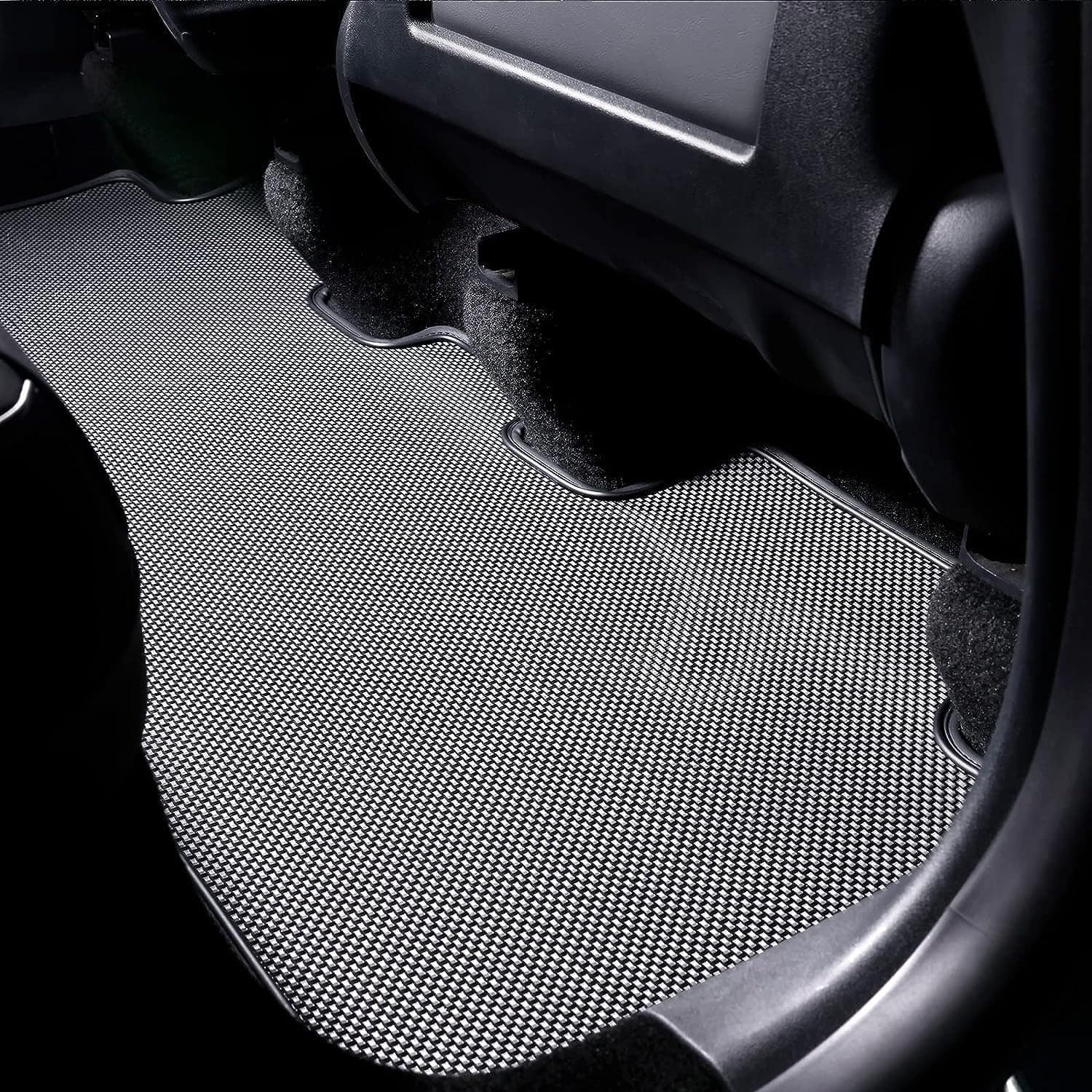 Juego de tapetes para piso de automóvil, impermeables y sin - Imagen 3