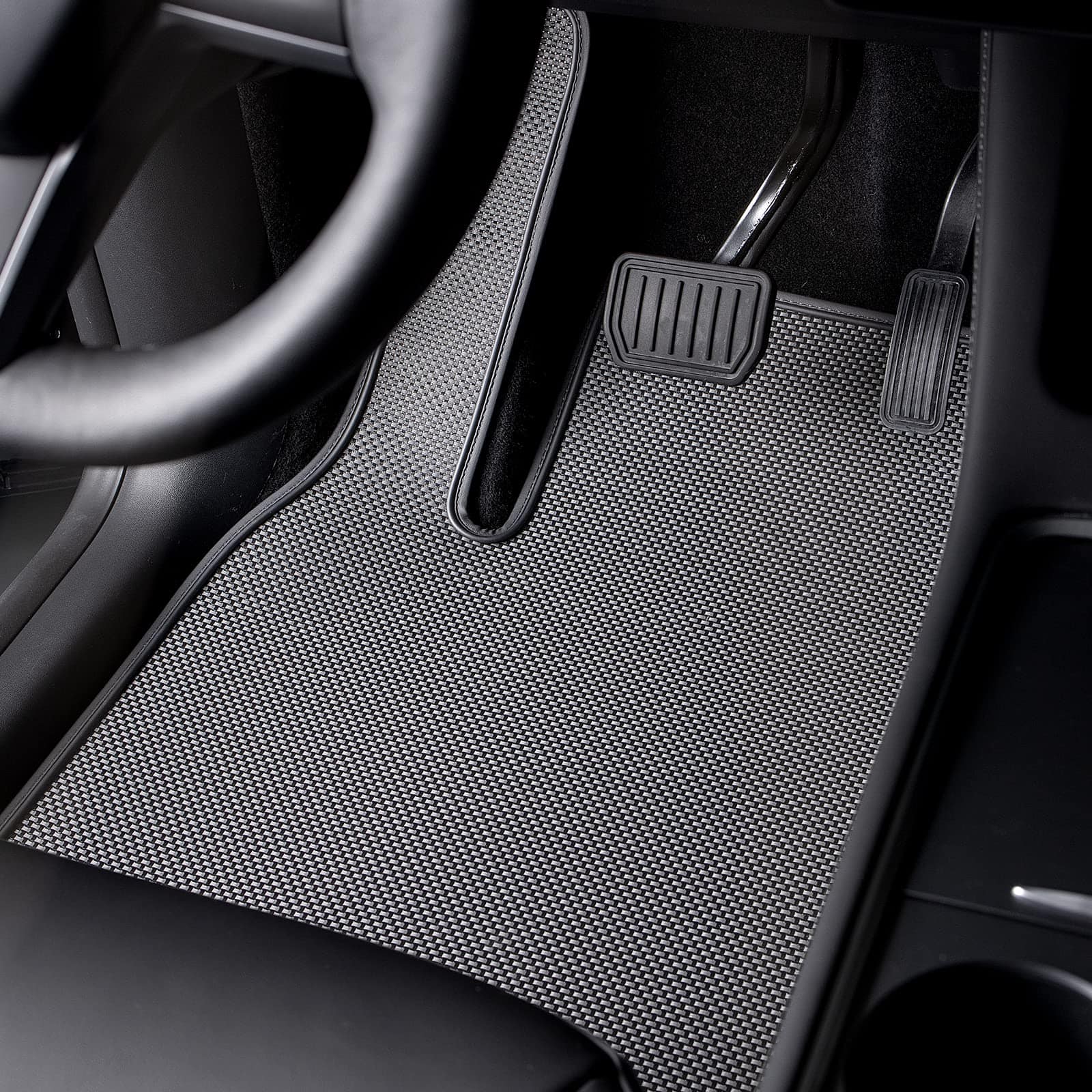 Juego de tapetes para piso de automóvil, impermeables y sin