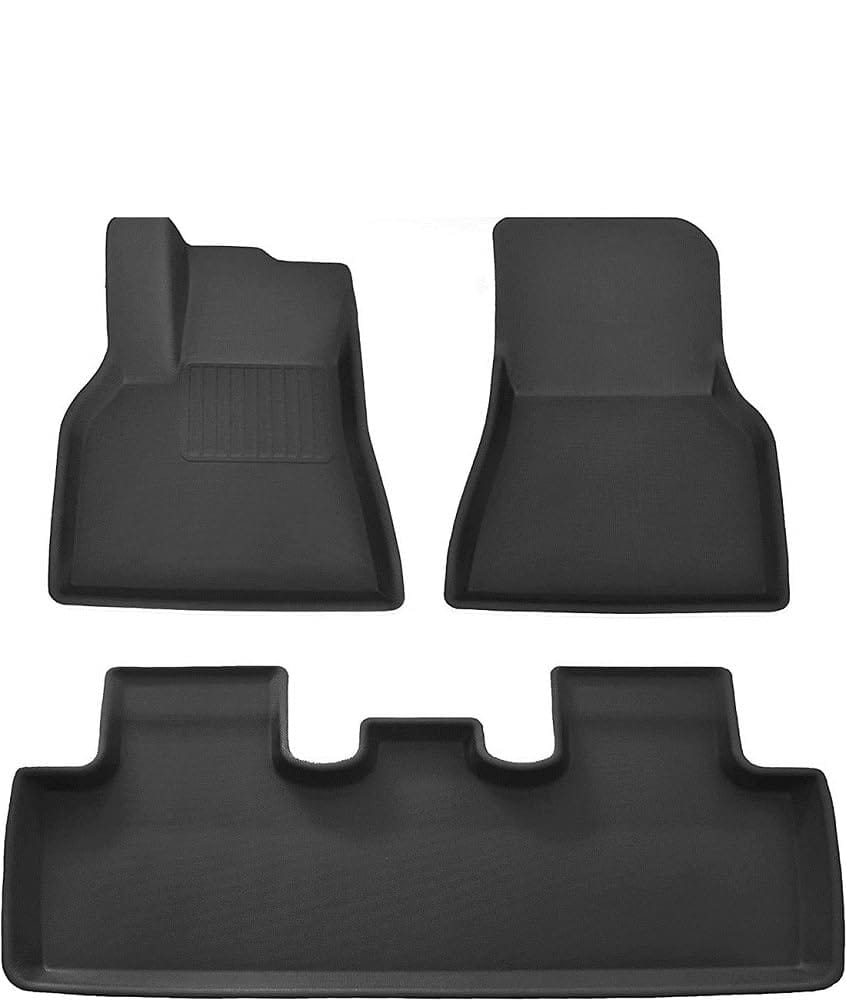 FOCUSED3 Tesla Model Y 2021-2023 5 Seater Negro - Tapete de - Imagen 5
