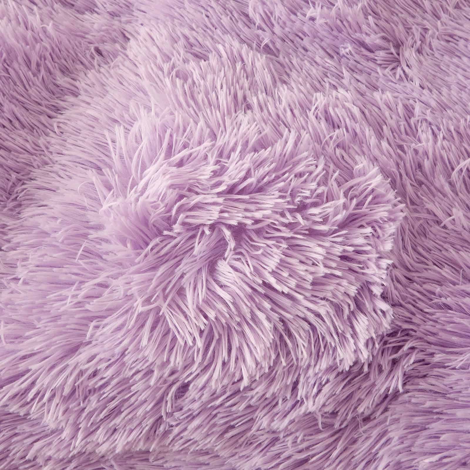 Edredón de Piel Sintética lila Tamaño Queen con Relleno, - Imagen 8