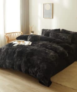 Edredón de confort FOPPA Black Tie Dye tamaño Queen con