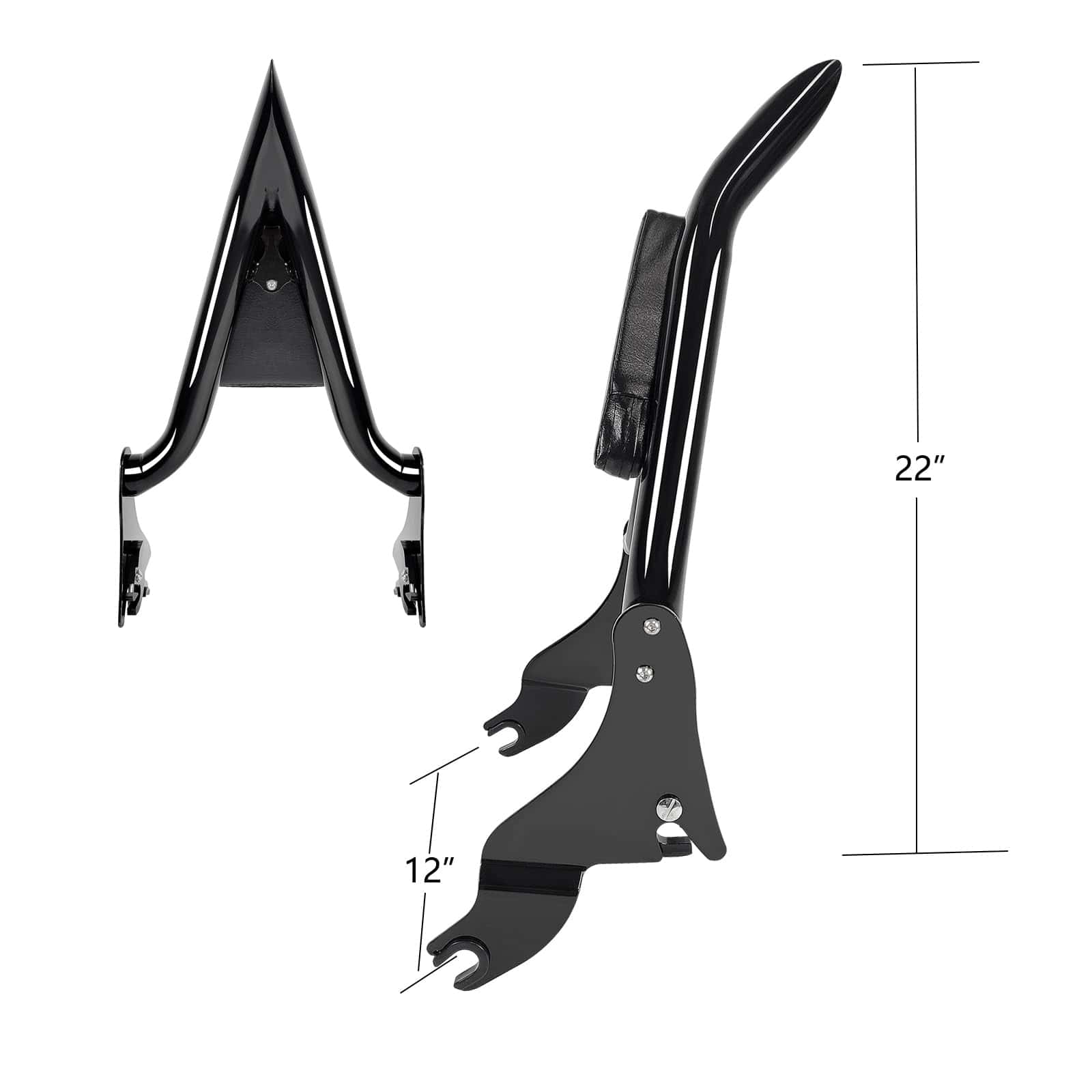 Respaldo Desmontable para Motocicleta Dredoggmoto con - Imagen 7