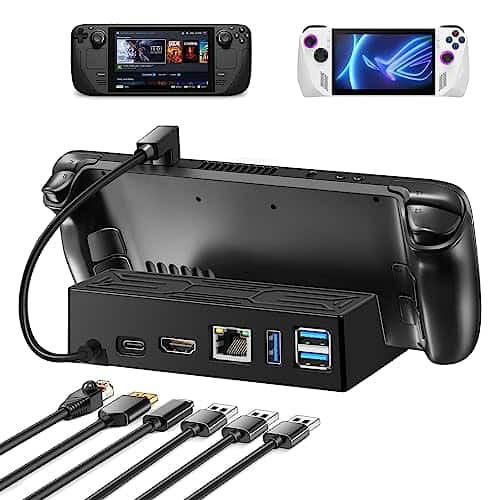 Estación de Acoplamiento Compatible con Steam Deck,