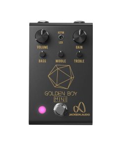 Pedal de Overdrive Jackson Audio Golden Boy Mini, Negro