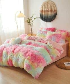 Conjunto de Comforter de Piel Sintética Suave - Comforter