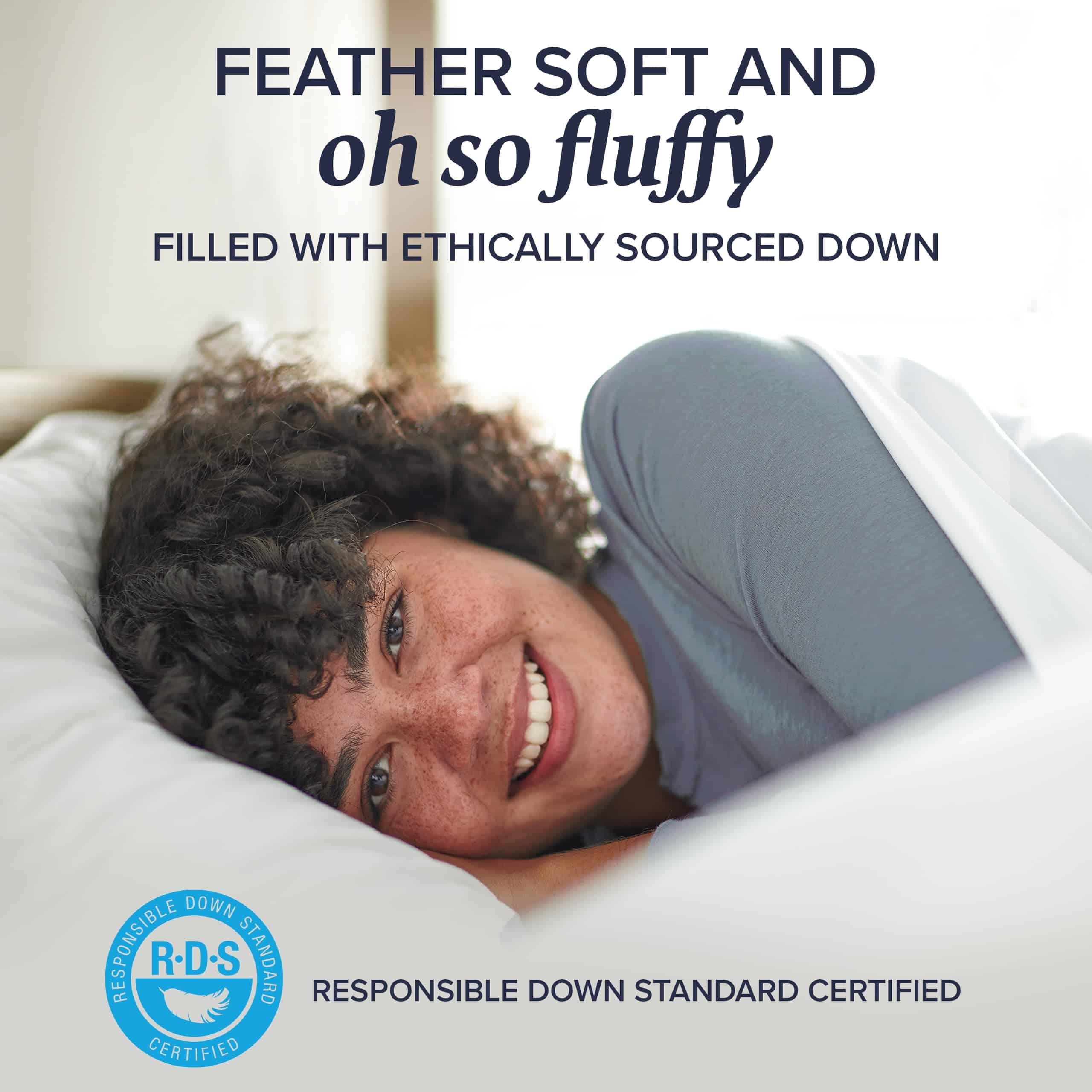 Juego de 2 Almohadas Beckham Hotel Collection para Cama - Imagen 5