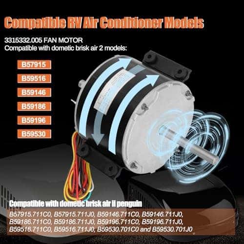3315332.005, Motor del ventilador 3315332.005 Repuesto para - Imagen 4