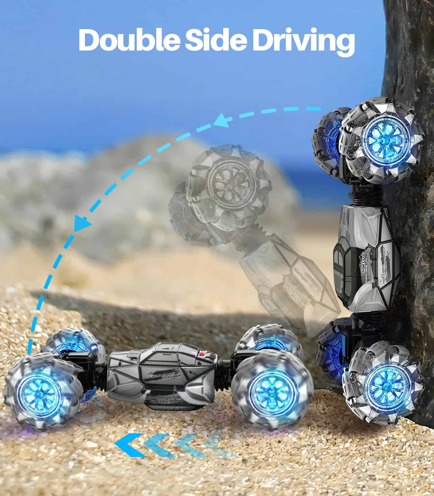 Coche de Control Remoto DoDoeleph, Coche de Acrobacias RC - Imagen 4