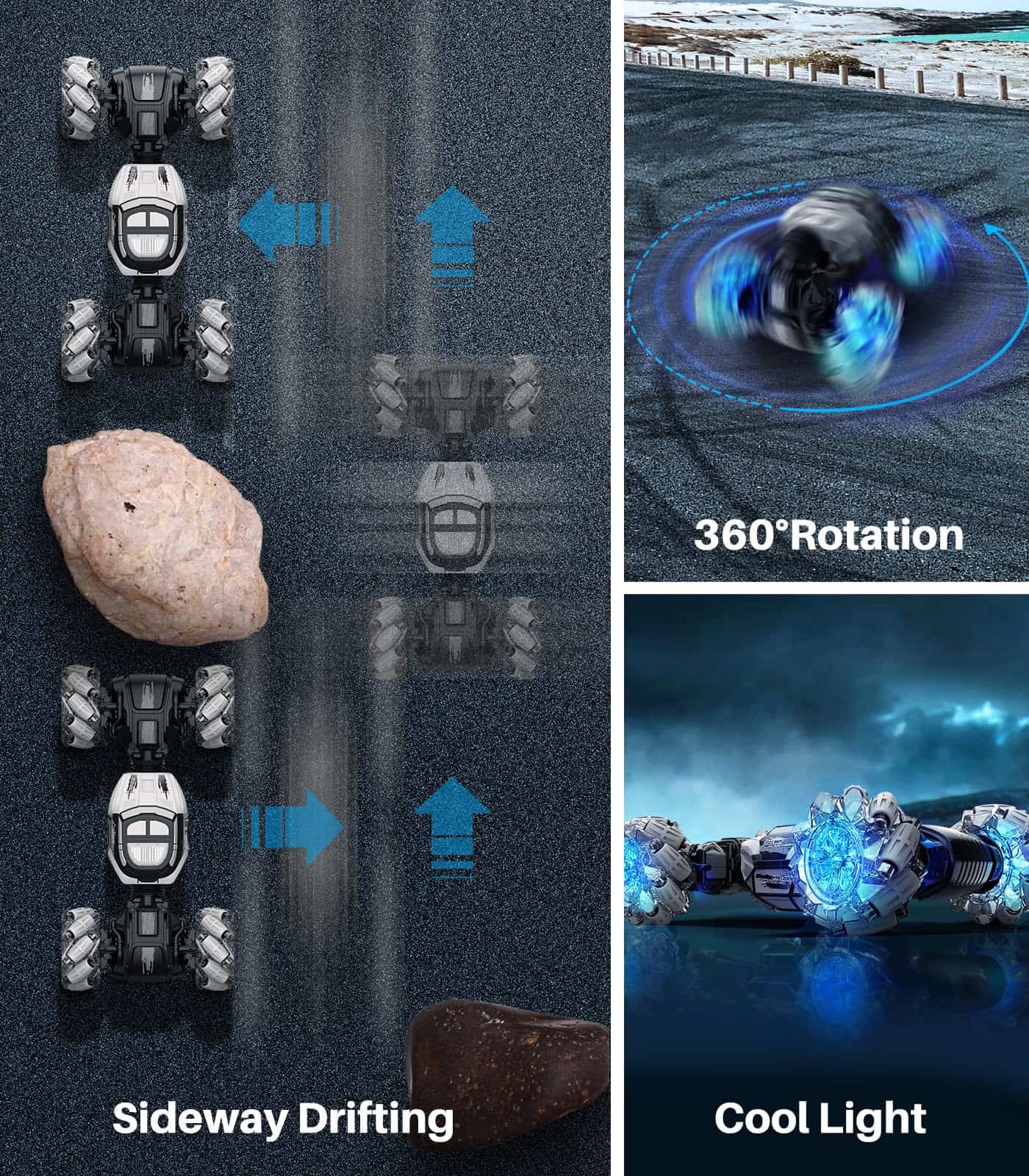 Coche de Control Remoto DoDoeleph, Coche de Acrobacias RC - Imagen 3