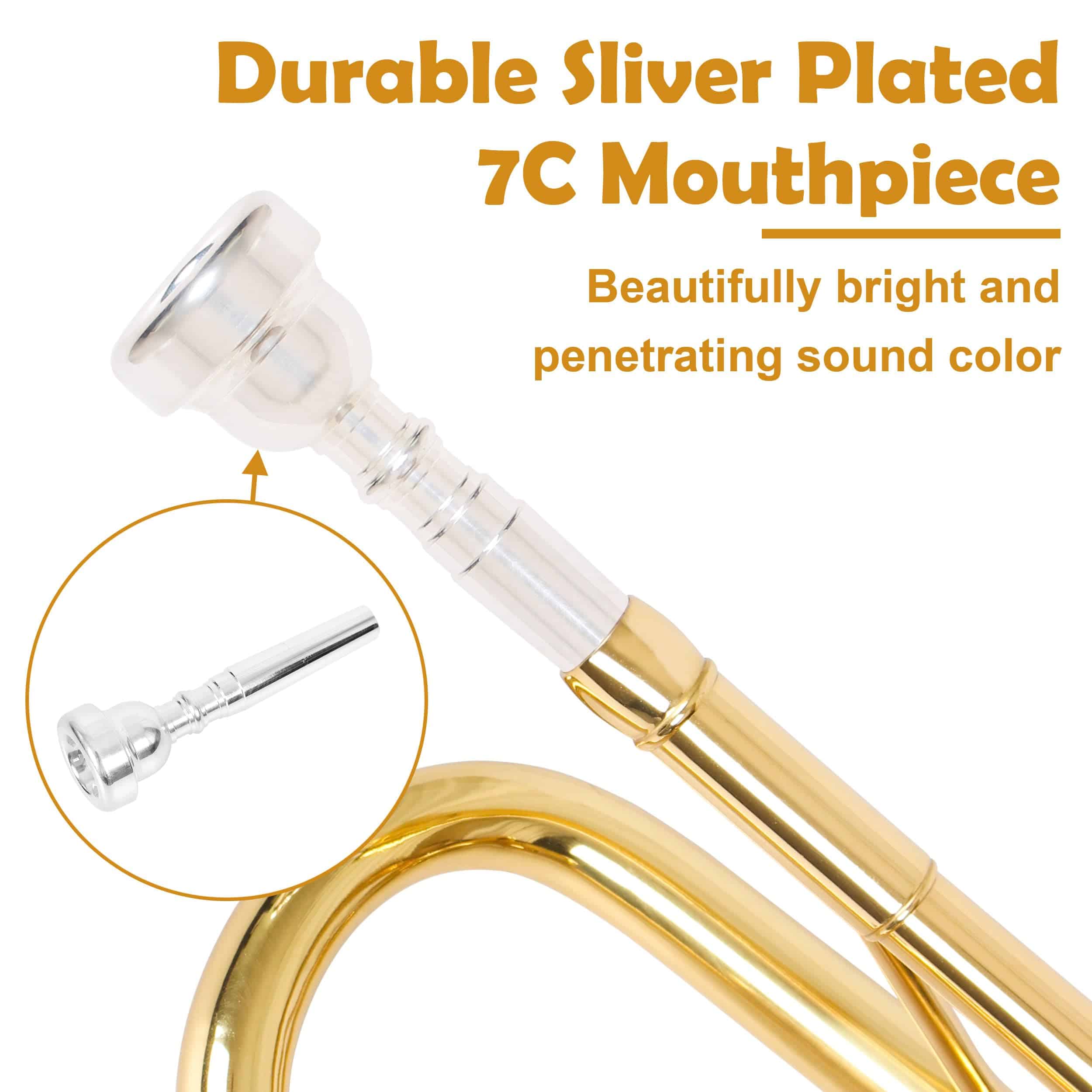 Trompeta Bb Estándar LOMUTY para Banda Escolar Orquesta - Imagen 5