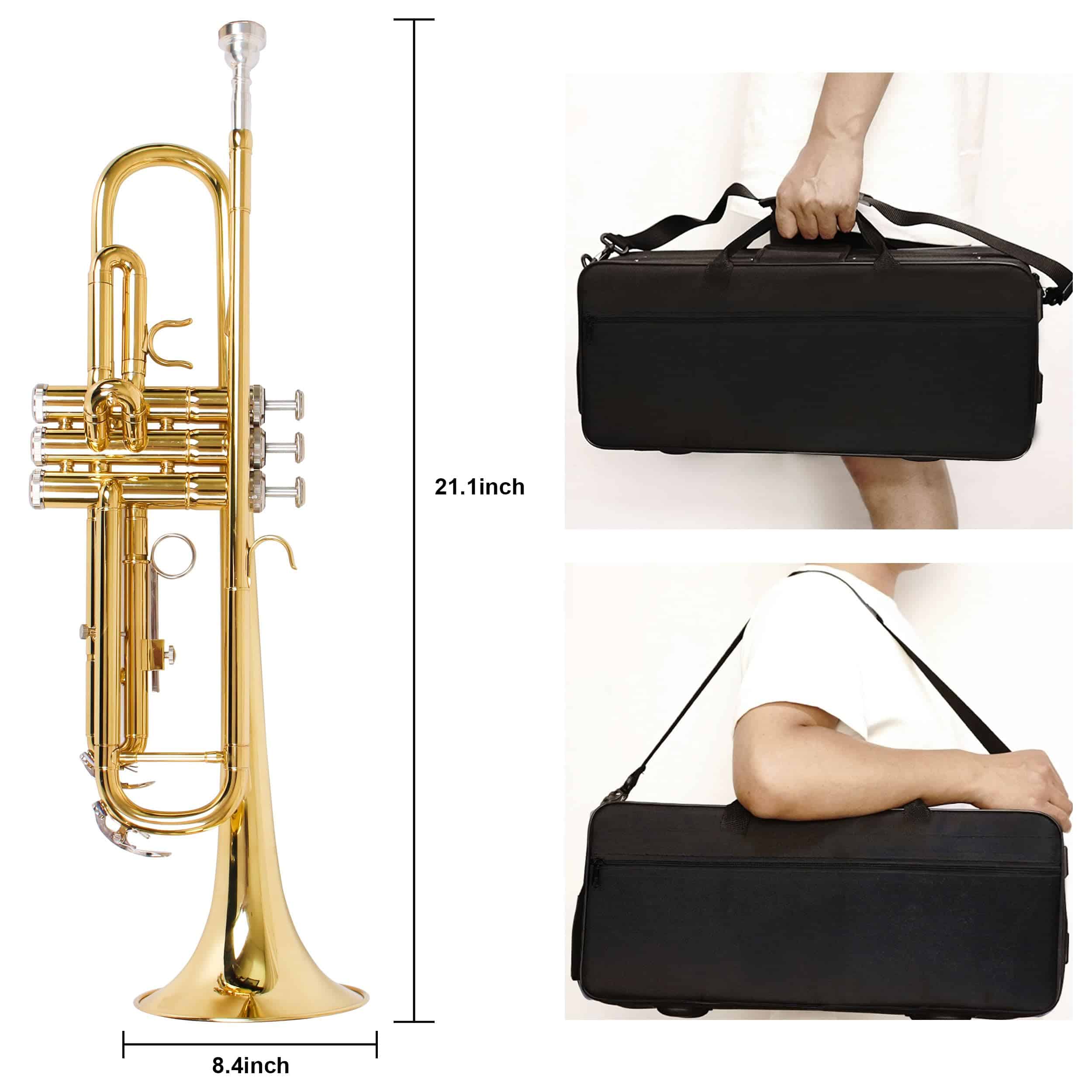 Trompeta Bb Estándar LOMUTY para Banda Escolar Orquesta - Imagen 6