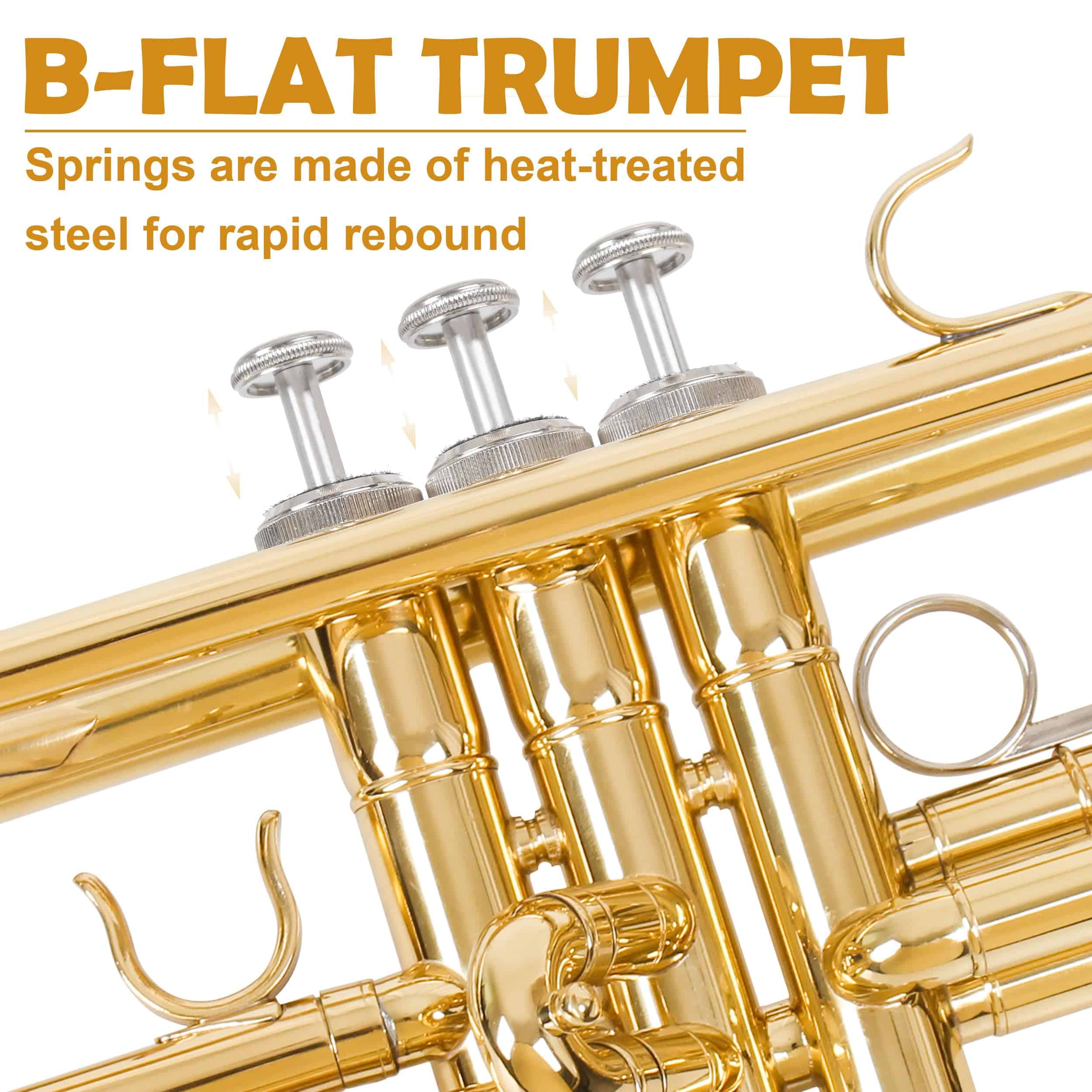 Trompeta Bb Estándar LOMUTY para Banda Escolar Orquesta - Imagen 3