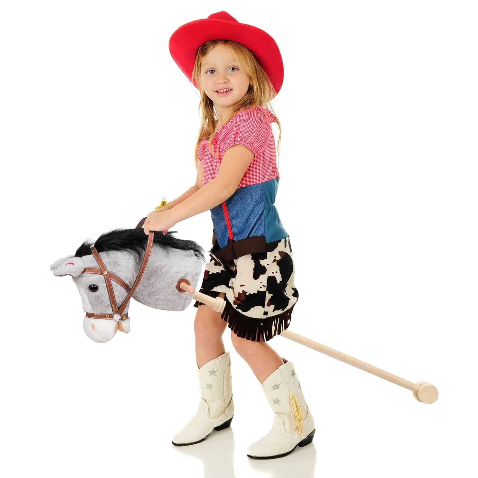 Caballito de Palo de Peluche HollyHOME Hecho a Mano con - Imagen 3