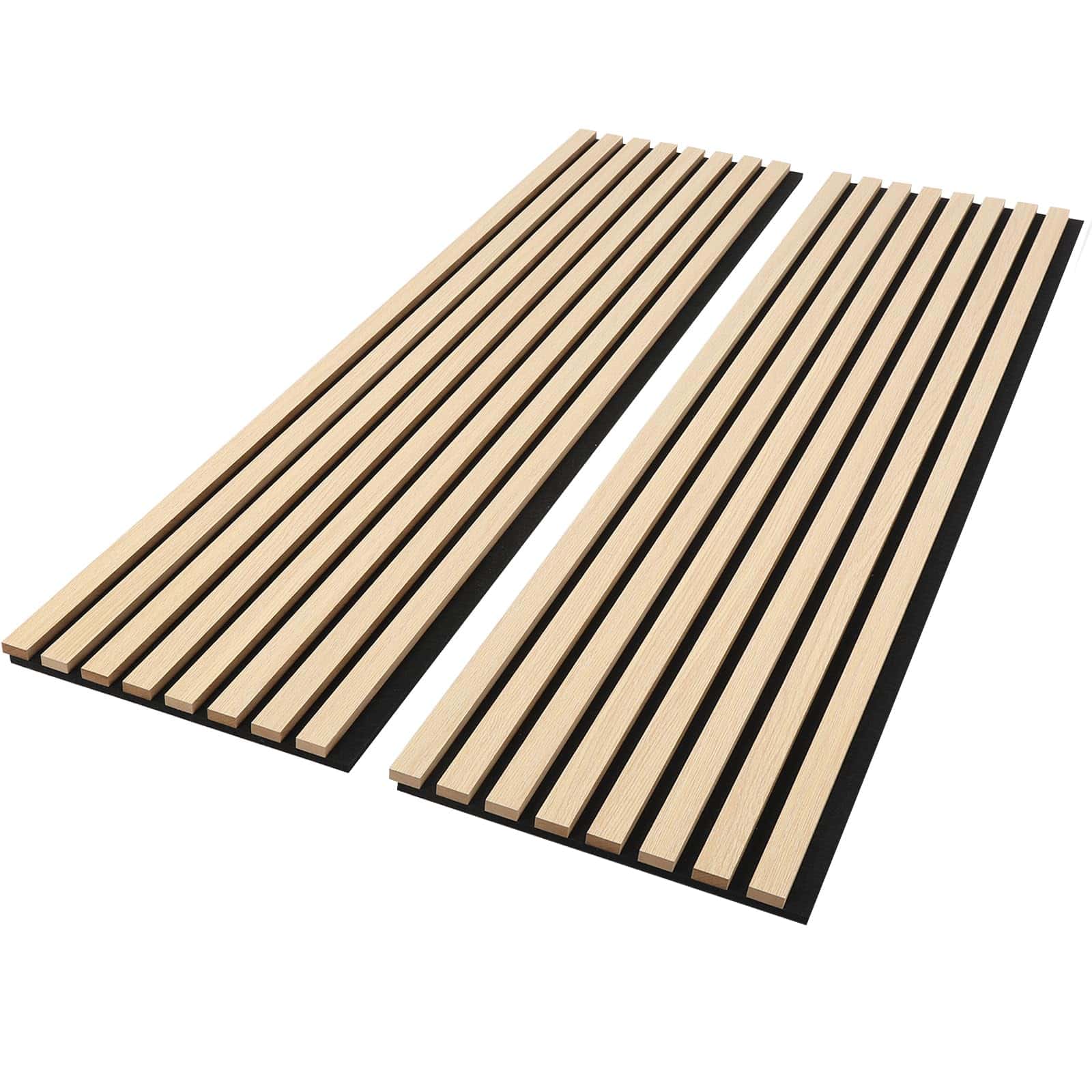 Panel de Pared de Lamas de Madera Evenreach, Paquete de 2