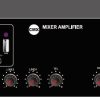 Mezclador Amplificador CMX Audio EA-60, Negro;