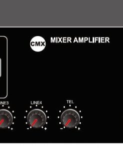 Mezclador Amplificador CMX Audio EA-60, Negro;
