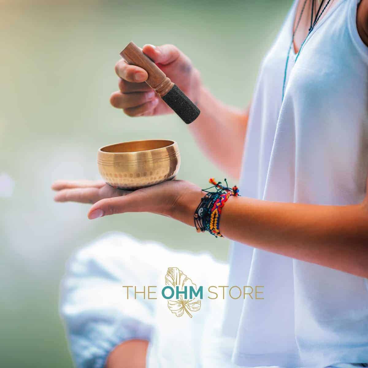 Set de Cuenco Tibetano 4" Ohm Store - Cuenco de Sonido de - Imagen 8