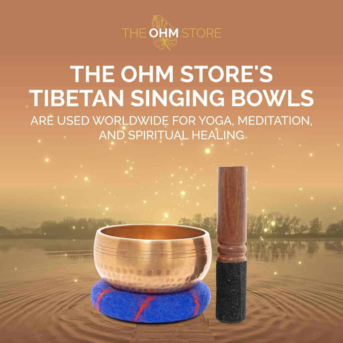 Set de Cuenco Tibetano 4" Ohm Store - Cuenco de Sonido de - Imagen 4