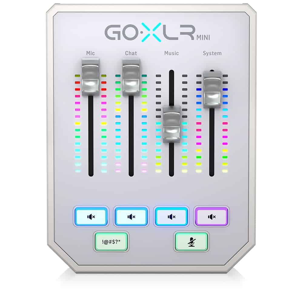 TC-Helicon, 1 Interfaz de Audio, Blanco (GoXLR Mini-WH)