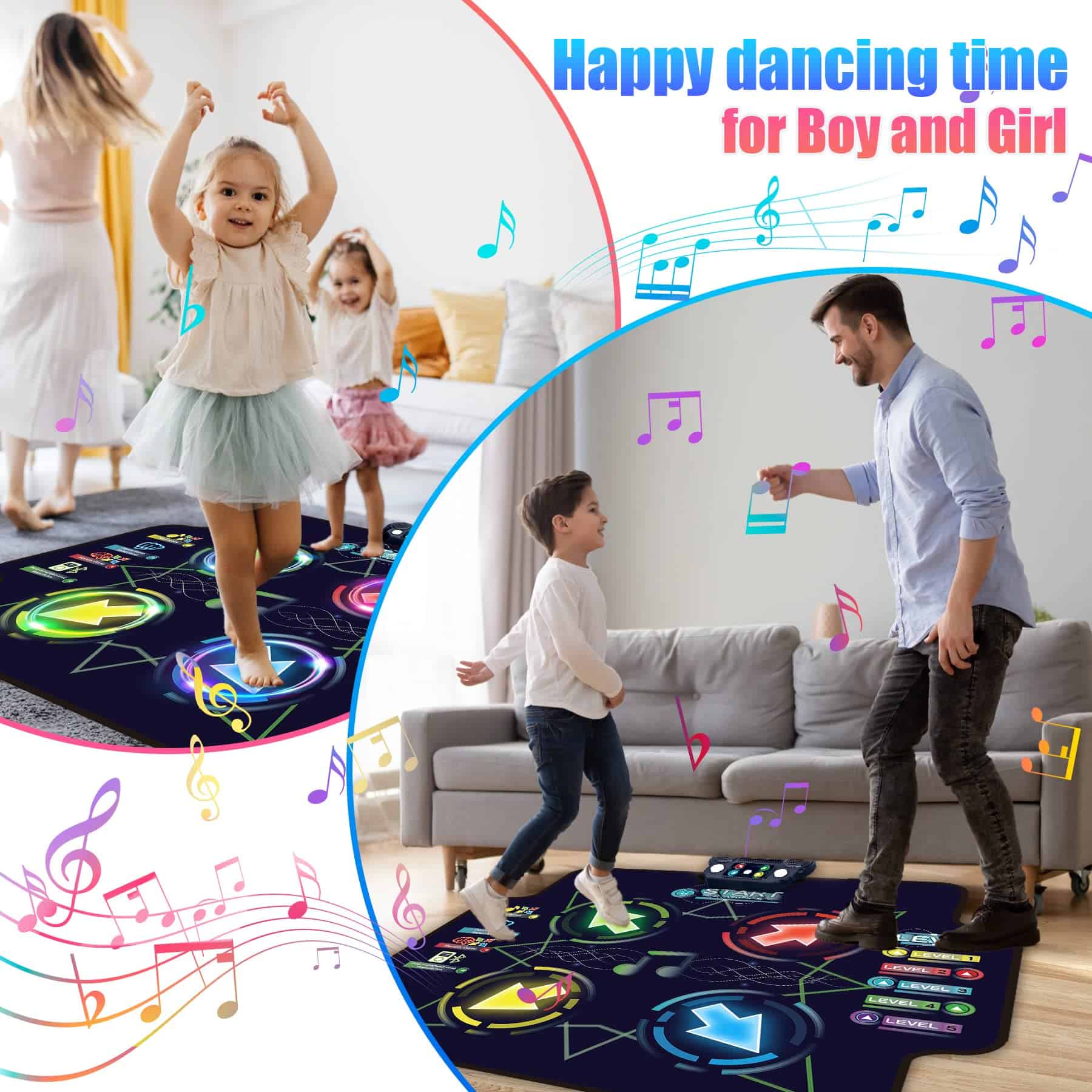 Tapete de baile JOLLY FUN para niños - Tapetes de baile - Imagen 8