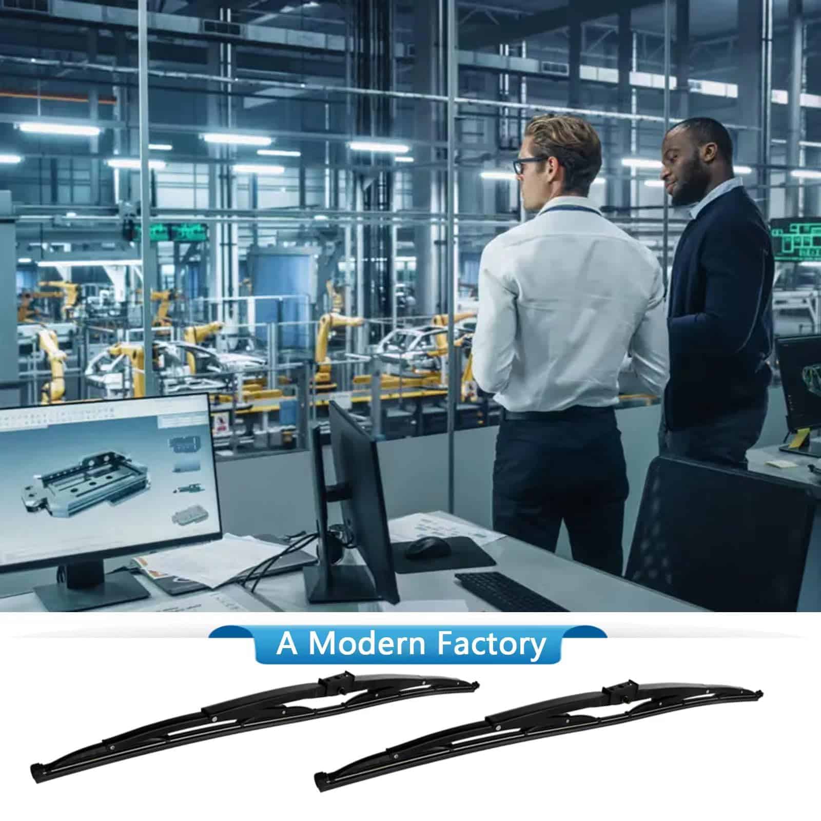 Conjunto de 2 Limpiaparabrisas de Montaje en Sillín Pesado - Imagen 8