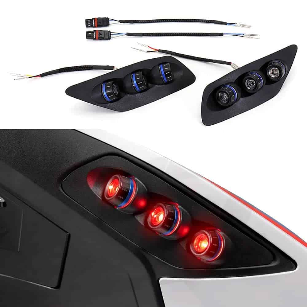 Intermitentes traseros de motocicleta LED para luces