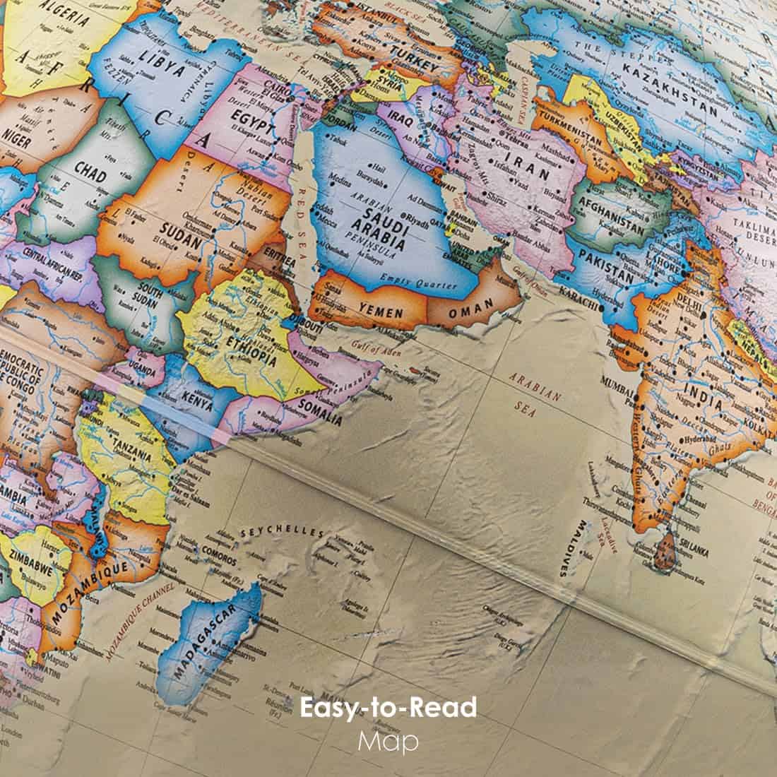 Globo Iluminado Waypoint Geographic Horizon Plus, 12" - Imagen 7