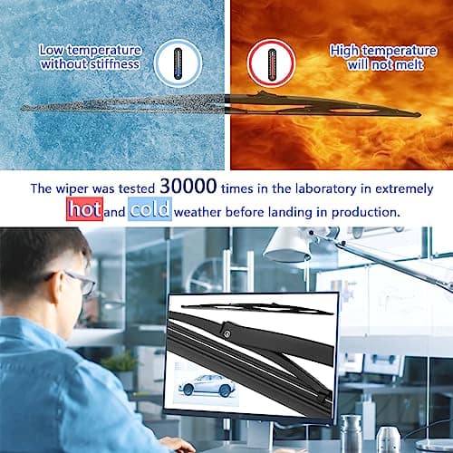 Conjunto de 2 Cuchillas Limpiaparabrisas de Montaje Silla - Imagen 6