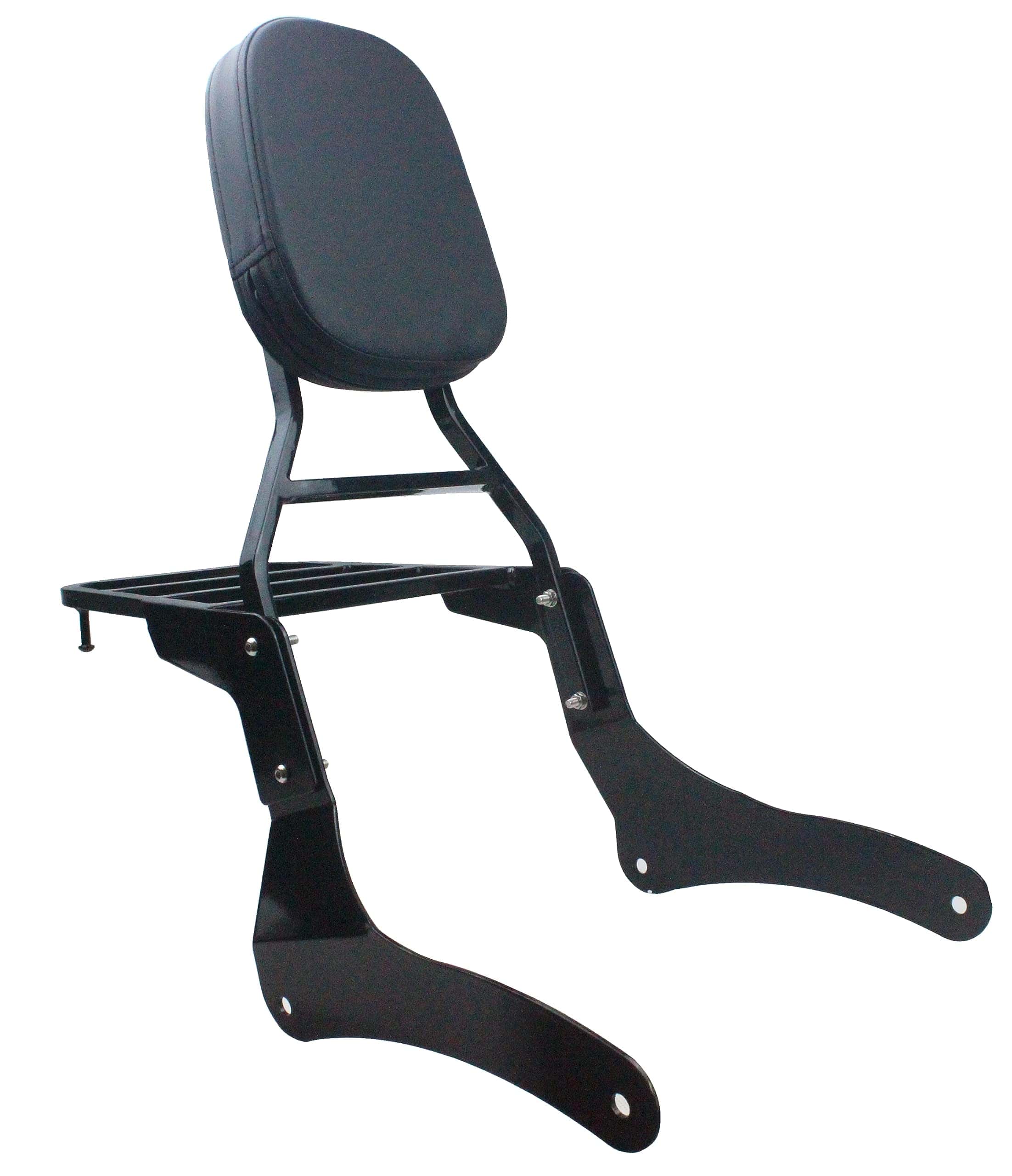 YHMOTO Respaldo de pasajero con parrilla para -Negro - Imagen 3