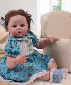 Muñecas Reborn realistas de qooarker, 24 pulgadas, cuerpo